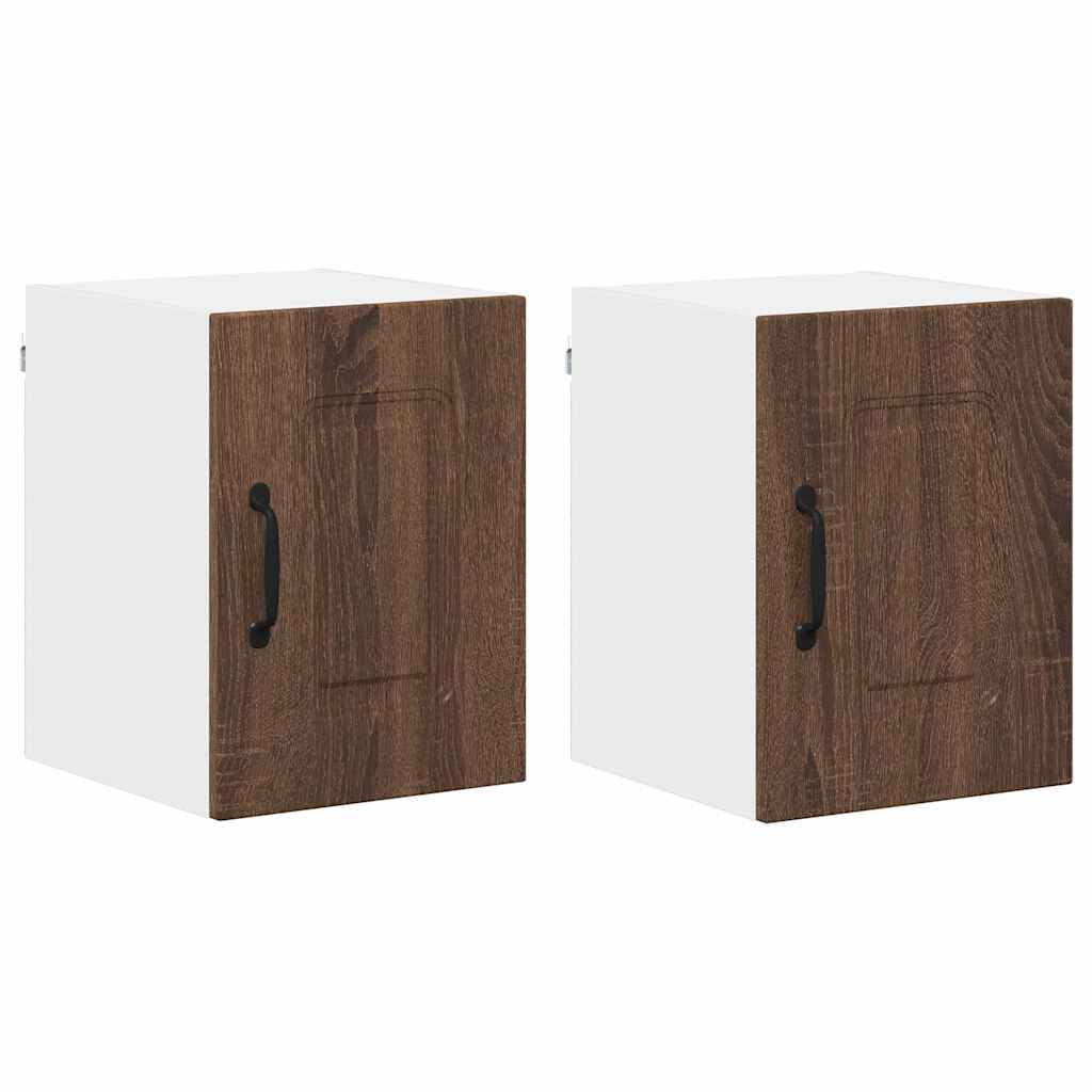 Oppvaskmaskin-panel Kalmar 2 pcs Brun Eik 30 x 31 x 40 cm