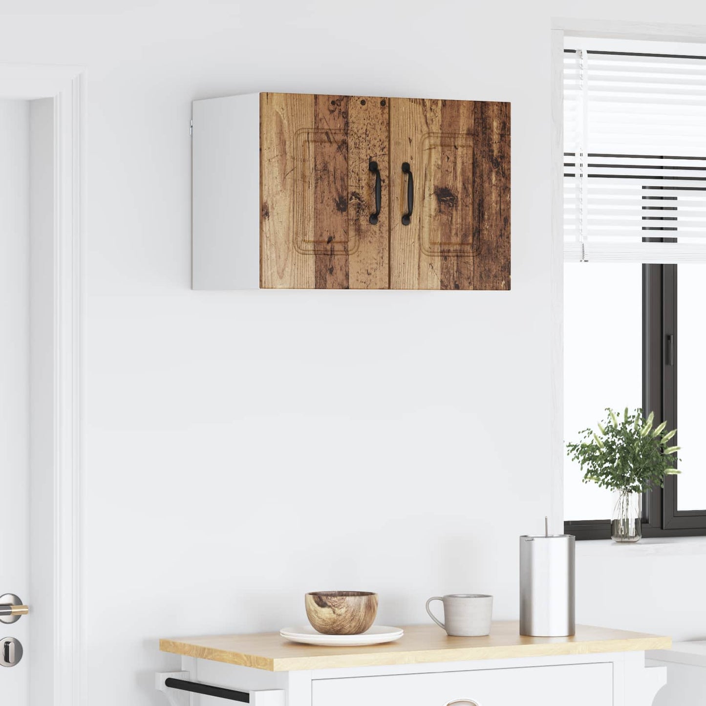 Oppvaskmaskin-panel Kalmar 2 pcs Gammelt tre 30 x 31 x 40 cm