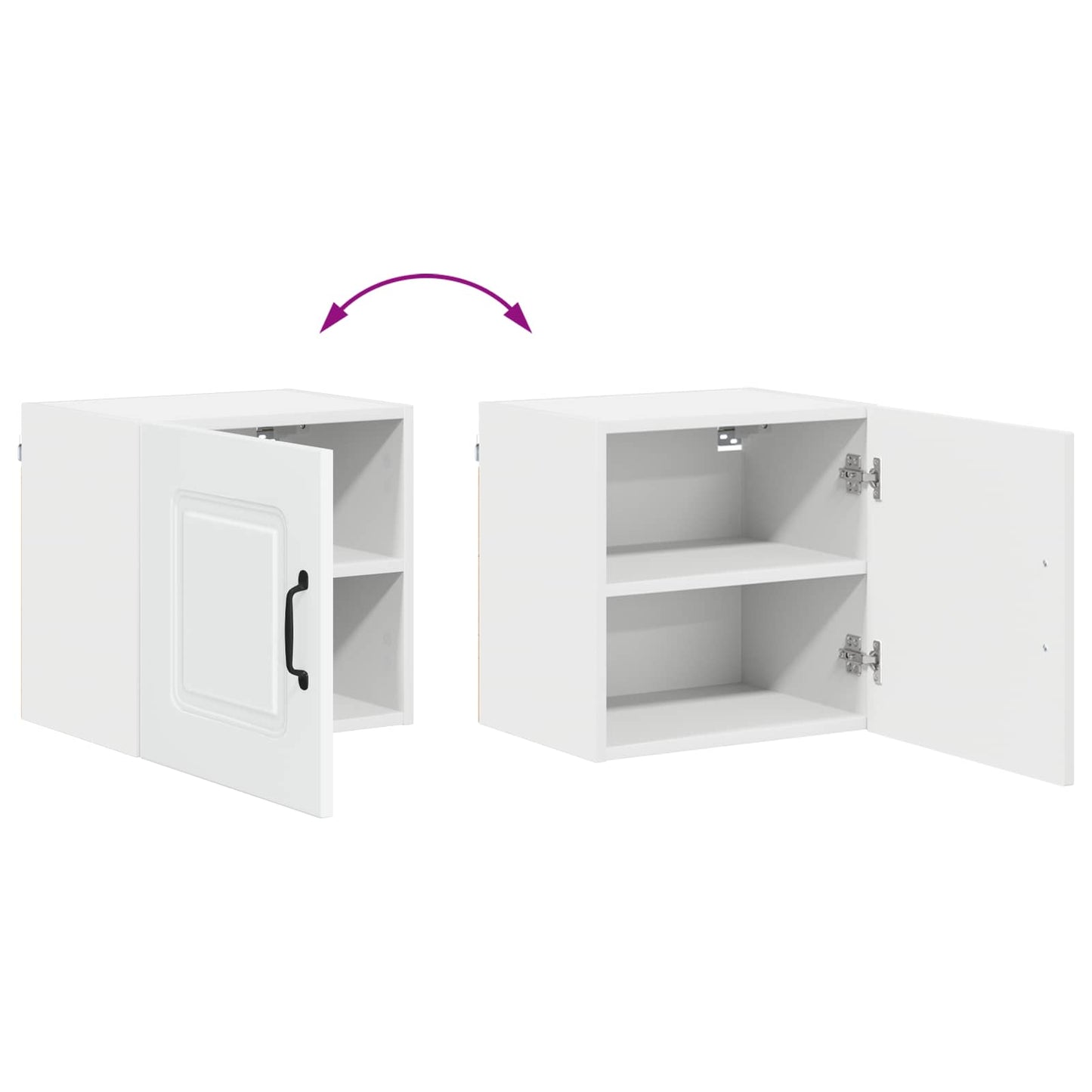 Oppvaskmaskin-panel Kalmar Hvit 40 x 31 x 40 cm Konstruert tre