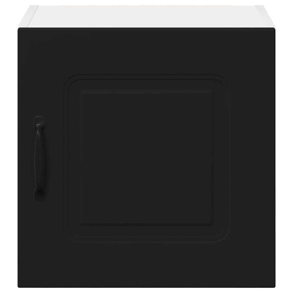 Kjøkken veggskap med hylle Svart 40 x 31 x 40 cm Konstruert tre