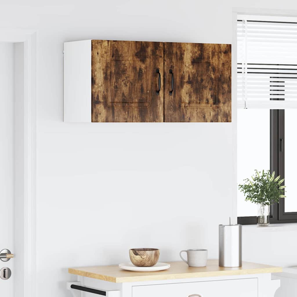 Kjøkken veggskap Røkt eik 40 x 31 x 40 cm Konstruert tre