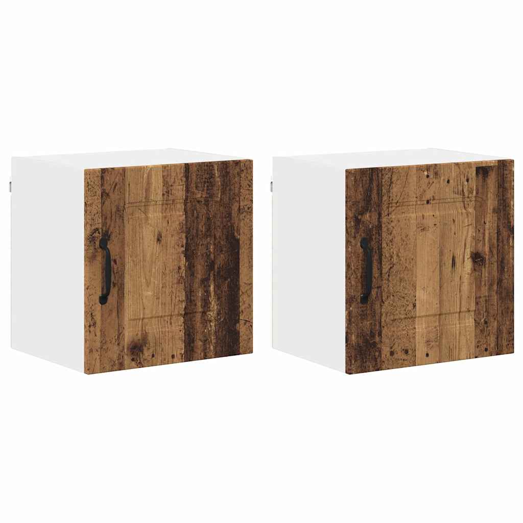 Oppvaskmaskin-panel Kalmar 2 pcs Gammelt tre 40 x 31 x 40 cm