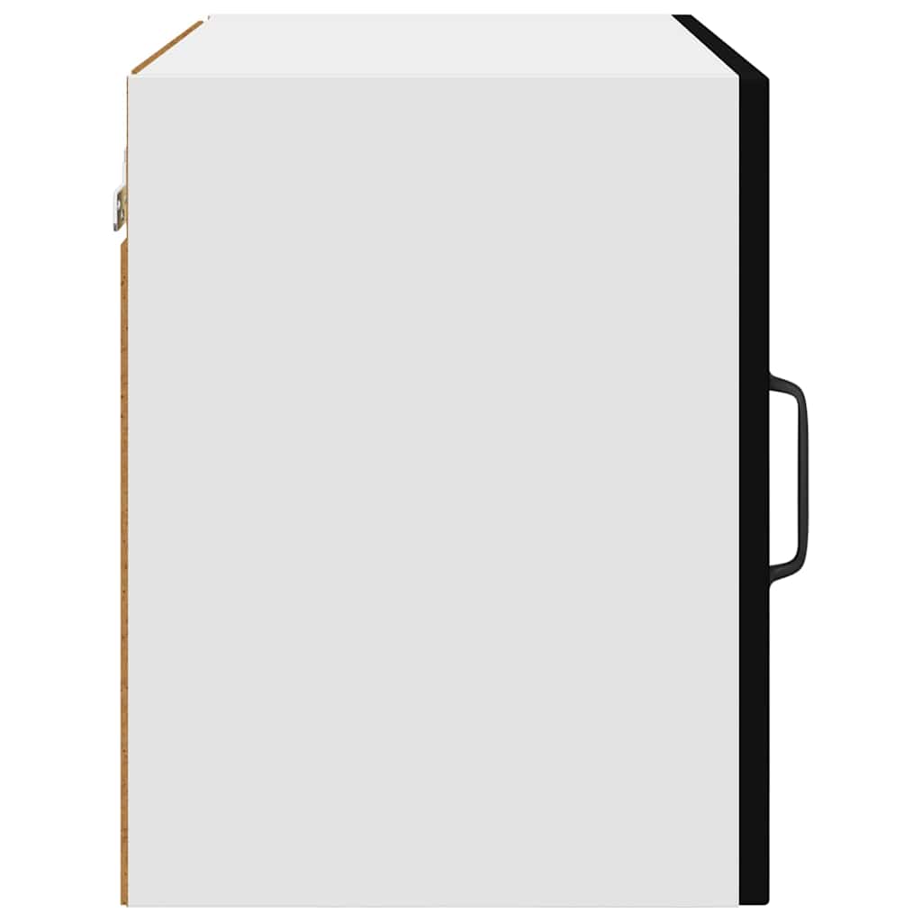 Kjøkken veggskap med hylle Svart 50 x 31 x 40 cm Konstruert tre