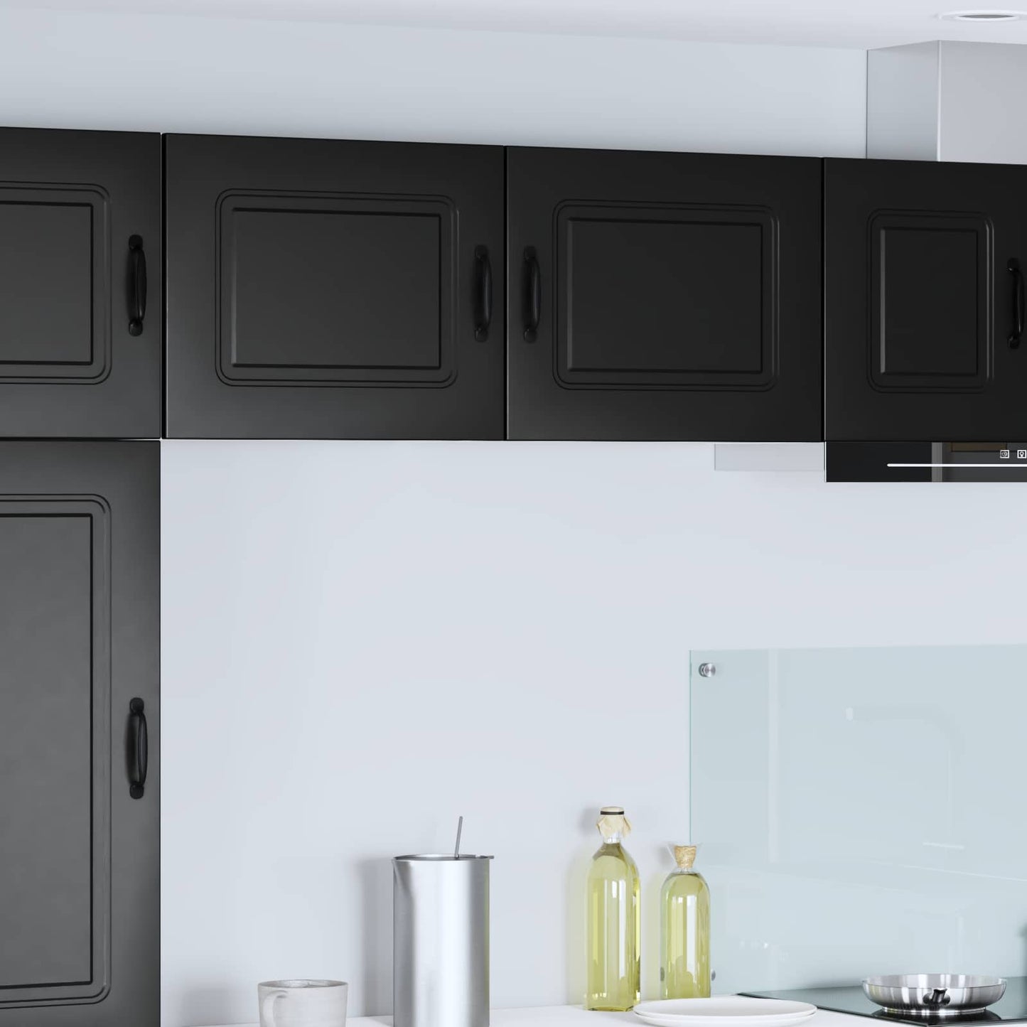 Oppvaskmaskin-panel Kalmar 2 pcs Svart 50 x 31 x 40 cm