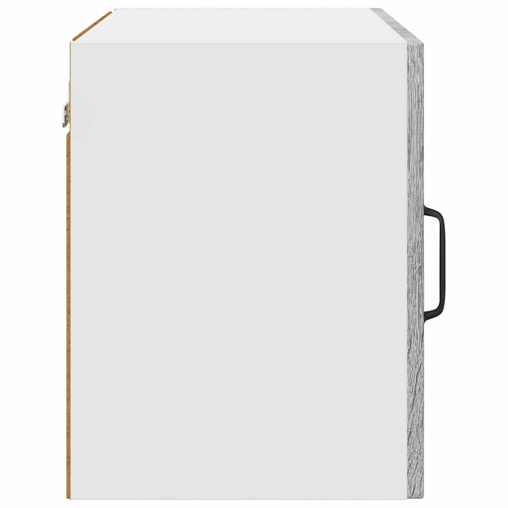 Kjøkken veggskap med hylle 2 pcs Grå Sonoma 50 x 31 x 40 cm