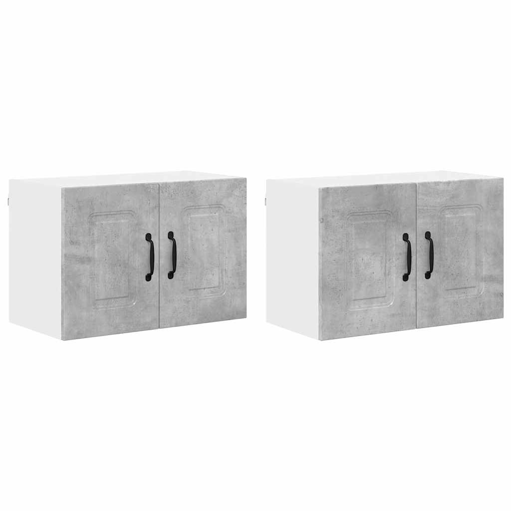 Oppvaskmaskin-panel Kalmar 2 pcs Betonggrå 60 x 31 x 40 cm
