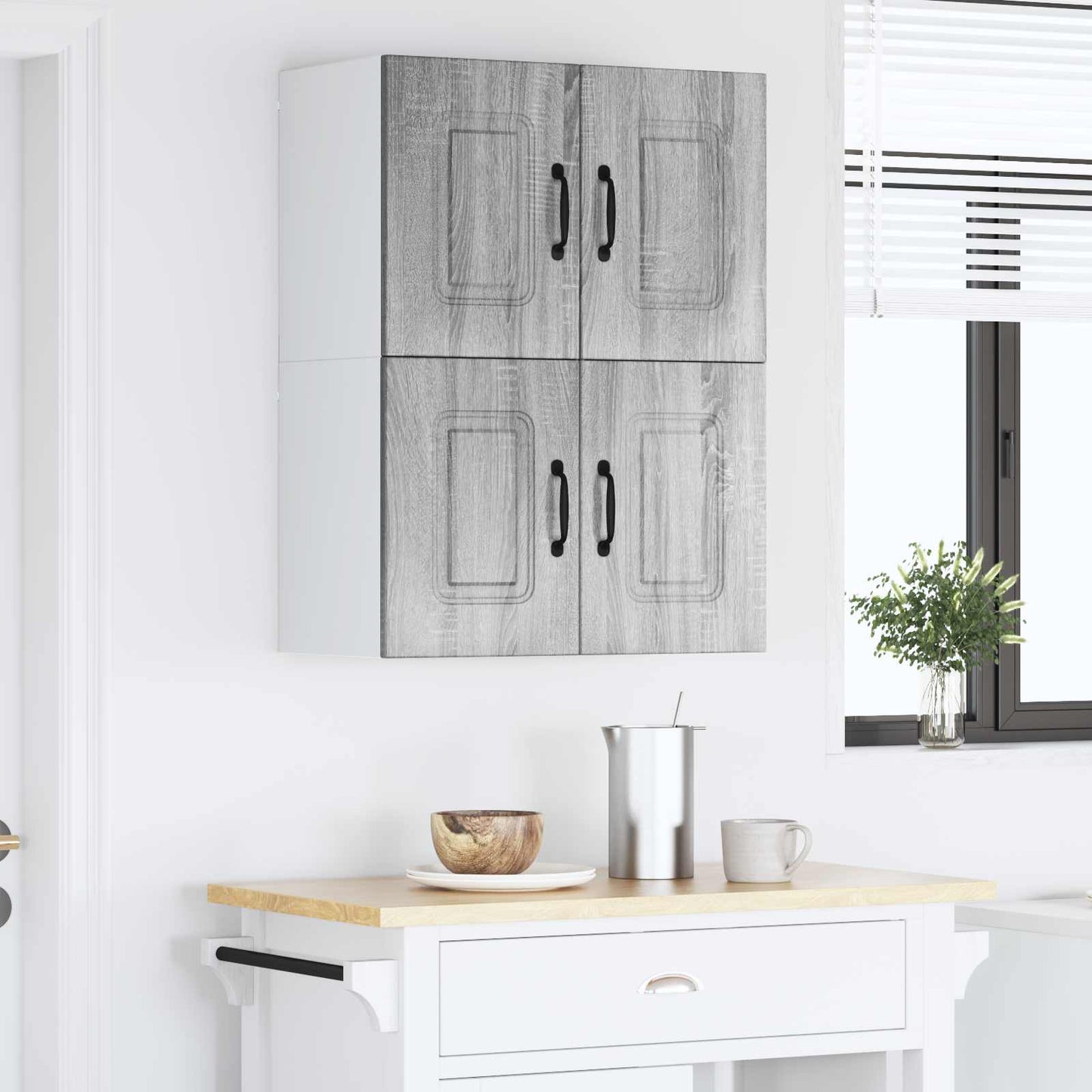 Oppvaskmaskin-panel Kalmar 2 pcs Grå Sonoma 60 x 31 x 40 cm