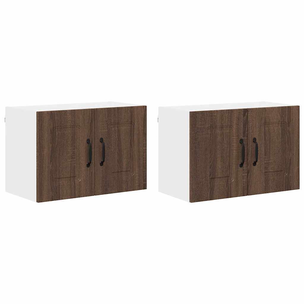 Oppvaskmaskin-panel Kalmar 2 pcs Brun Eik 60 x 31 x 40 cm