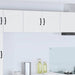 Oppvaskmaskin-panel Kalmar Hvit 80 x 31 x 40 cm Konstruert tre