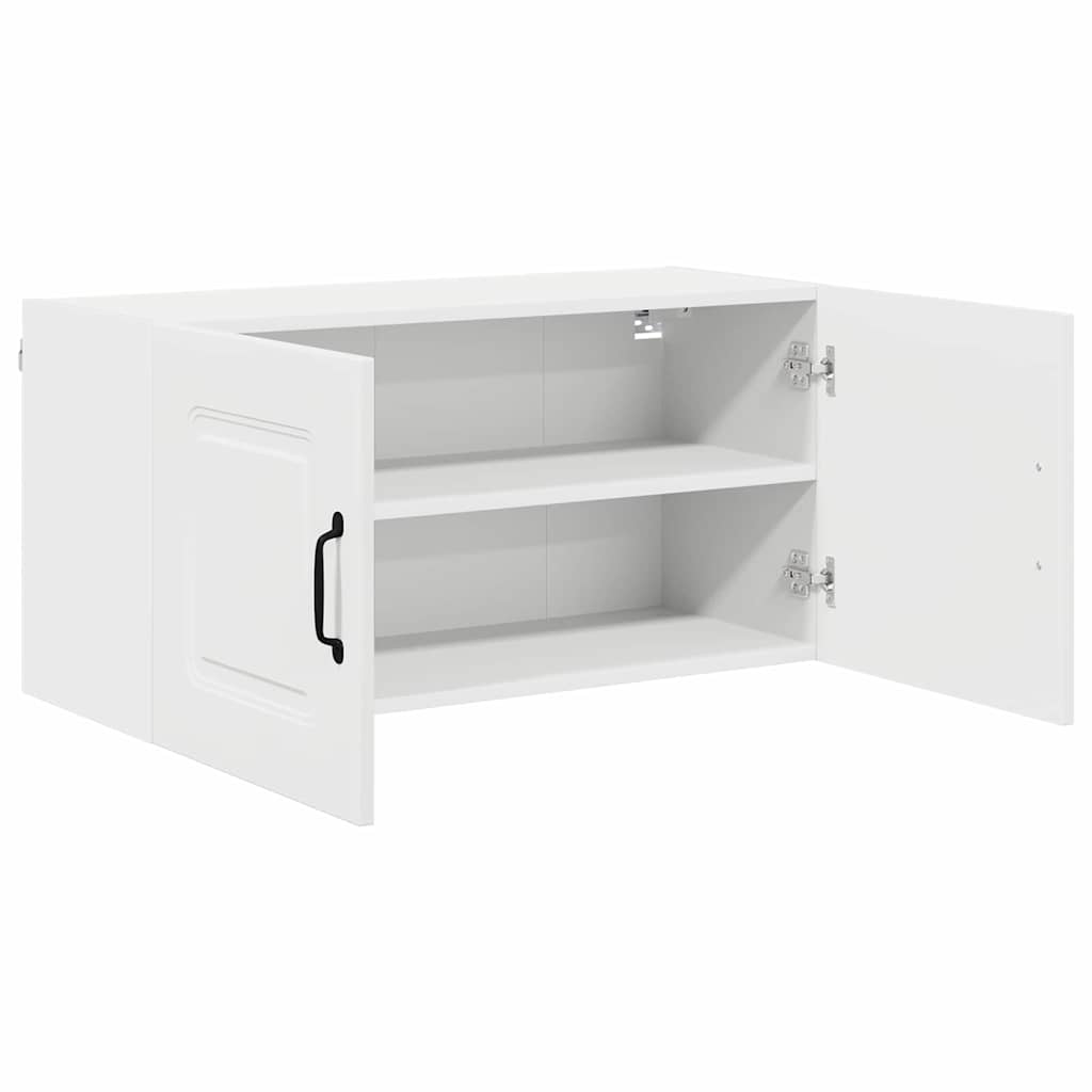 Kjøkken veggskap med hylle Hvit 80 x 31 x 40 cm Konstruert tre