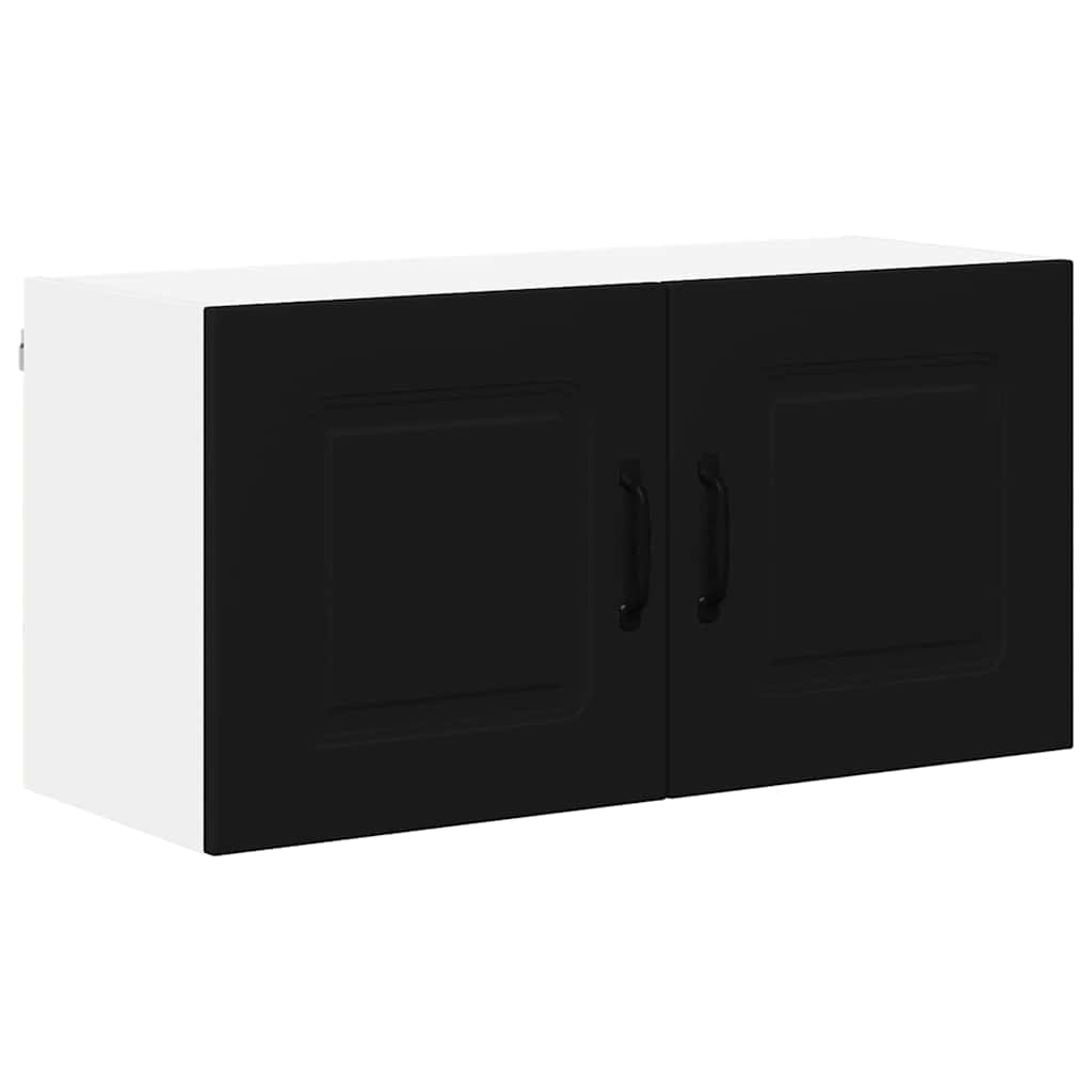 Oppvaskmaskin-panel Kalmar Svart 80 x 31 x 40 cm Konstruert tre