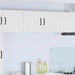 Oppvaskmaskin-panel Kalmar Høyglanset hvit 80 x 31 x 40 cm