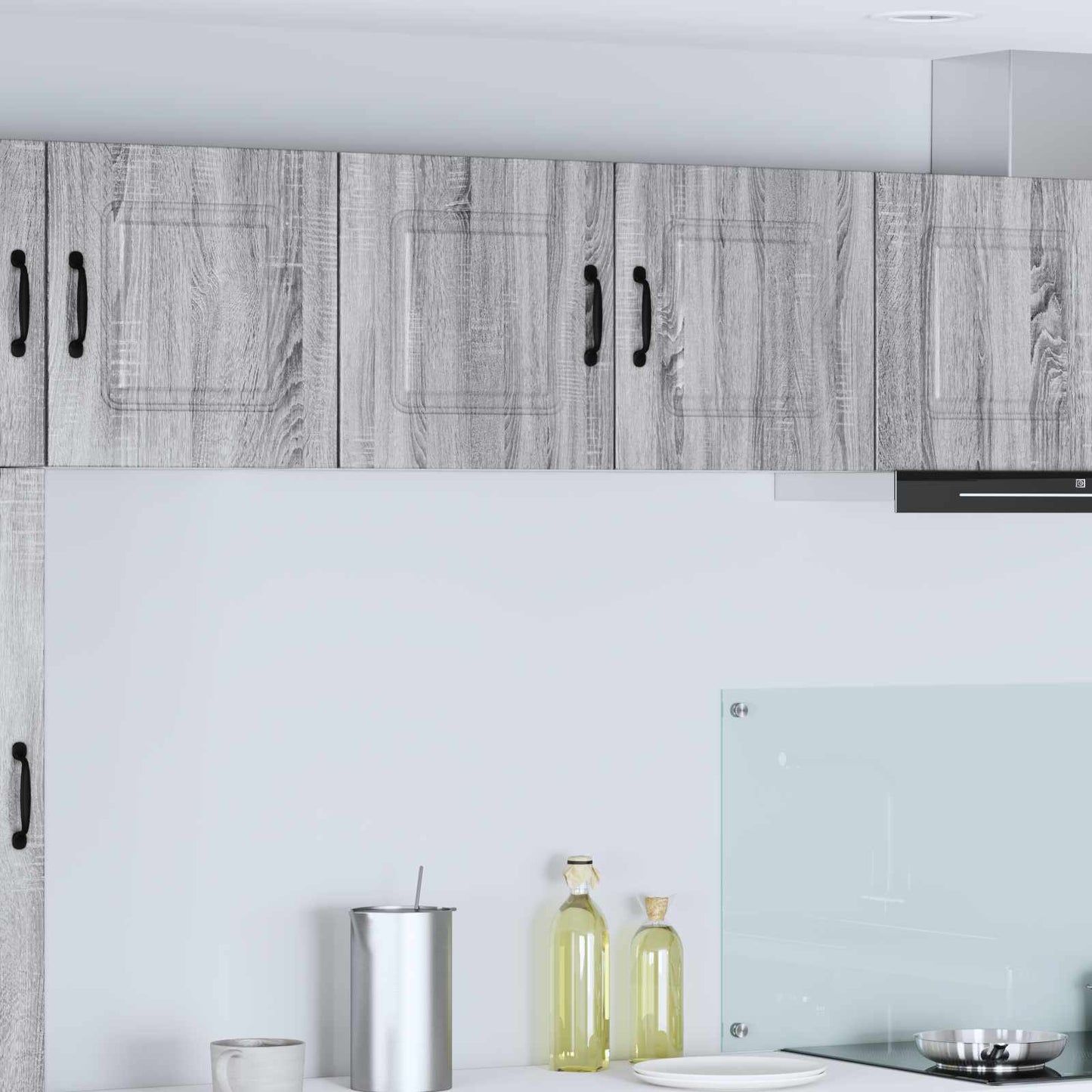 Oppvaskmaskin-panel Kalmar Grå Sonoma 80 x 31 x 40 cm