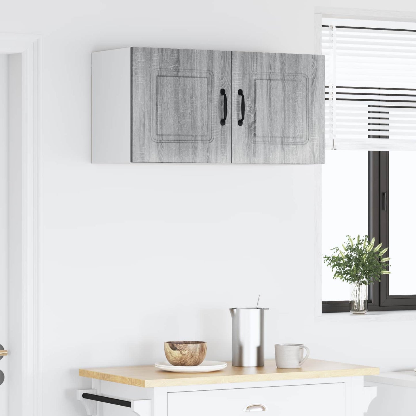 Oppvaskmaskin-panel Kalmar Grå Sonoma 80 x 31 x 40 cm