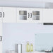 Oppvaskmaskin-panel Kalmar Hvit 80 x 31 x 40 cm Konstruert tre
