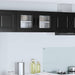 Oppvaskmaskin-panel Kalmar Svart 80 x 31 x 40 cm Konstruert tre