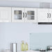 Oppvaskmaskin-panel Kalmar Høyglanset hvit 80 x 31 x 40 cm