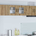 Oppvaskmaskin-panel Kalmar Artisan Eik 80 x 31 x 40 cm