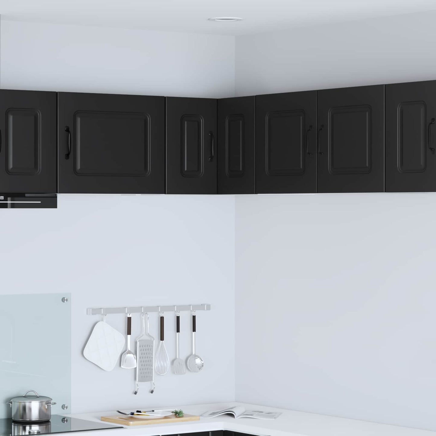 Oppvaskmaskin-panel Kalmar Svart 57 x 57 x 40 cm Konstruert tre