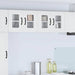 Oppvaskmaskin-panel Kalmar Hvit 60 x 31 x 40 cm Konstruert tre