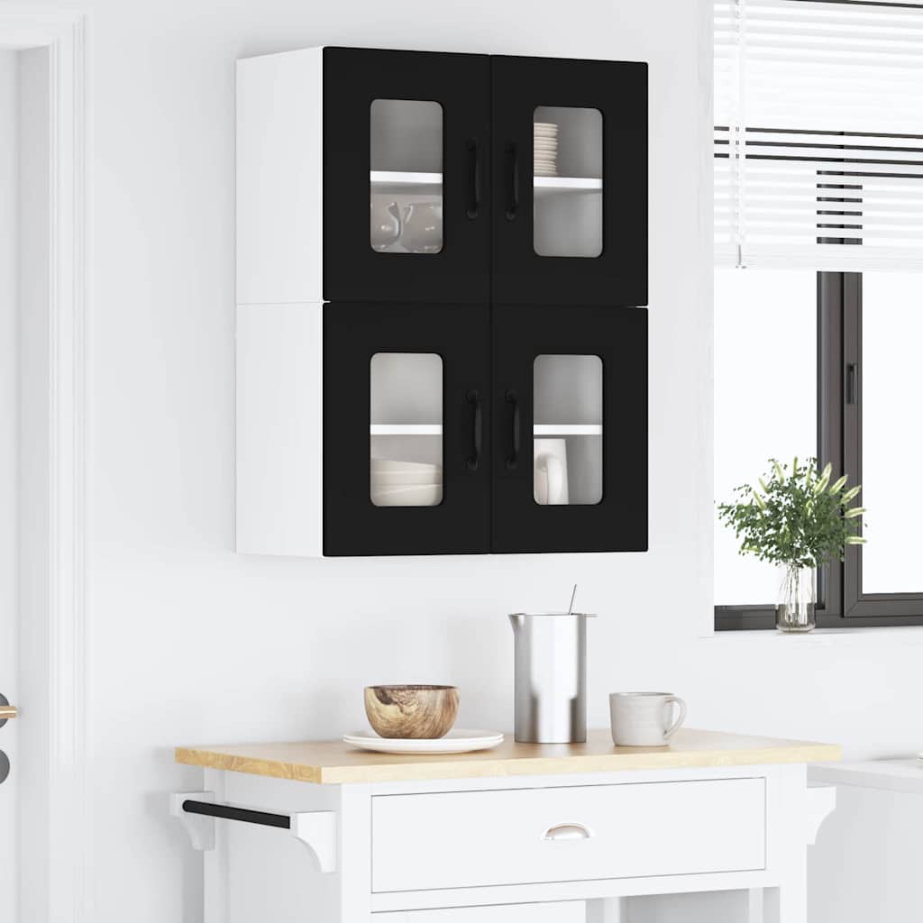 Oppvaskmaskin-panel Kalmar Svart 60 x 31 x 40 cm Konstruert tre