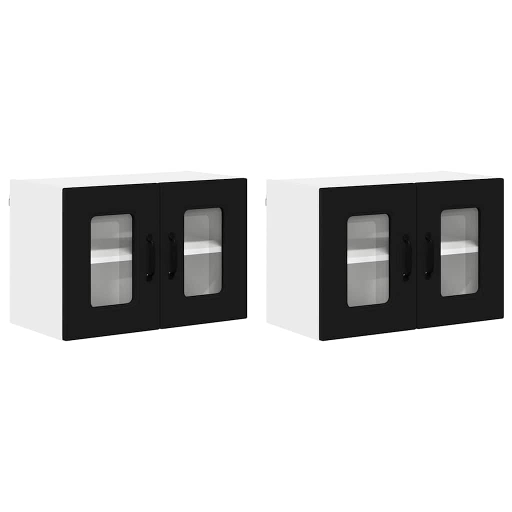 Oppvaskmaskin-panel Kalmar 2 pcs Svart 60 x 31 x 40 cm