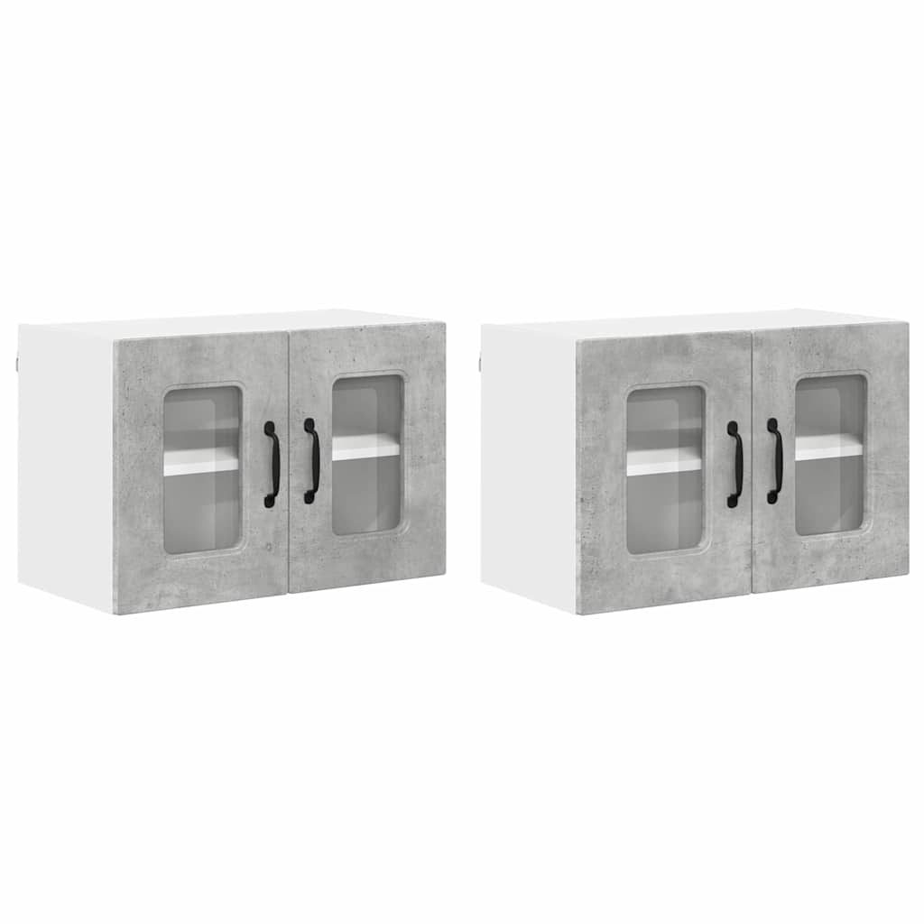 Oppvaskmaskin-panel Kalmar 2 pcs Betonggrå 60 x 31 x 40 cm