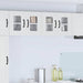 Oppvaskmaskin-panel Kalmar 2 pcs Høyglanset hvit