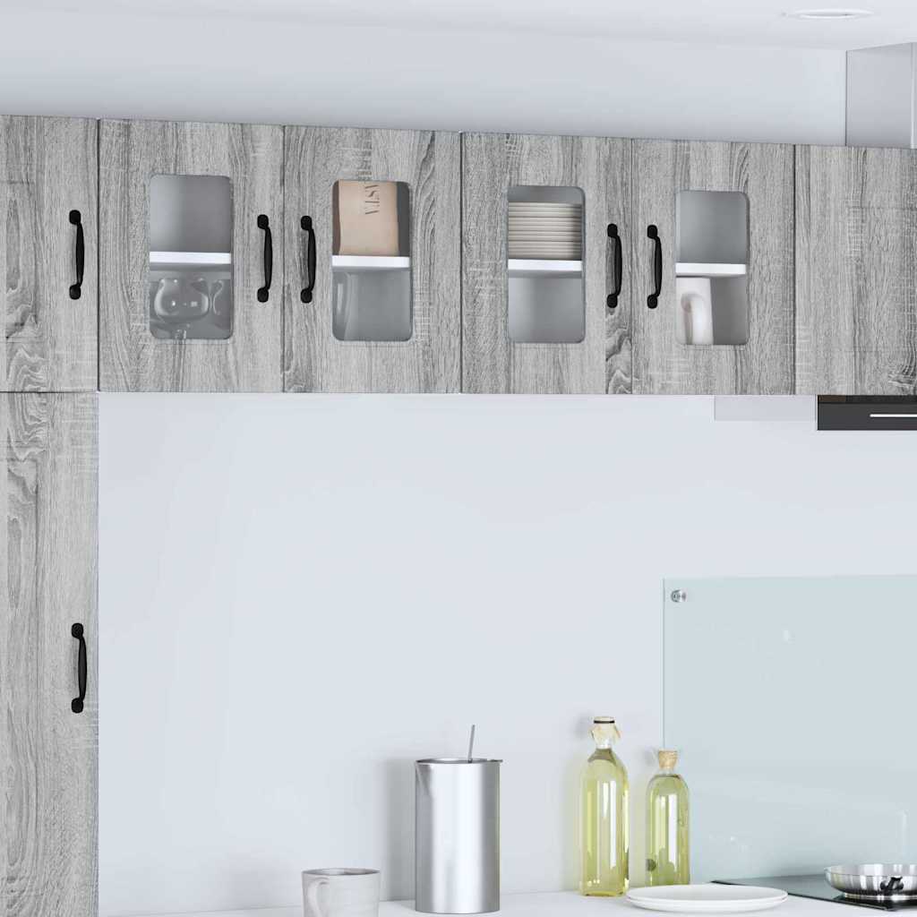 Oppvaskmaskin-panel Kalmar 2 pcs Grå Sonoma 60 x 31 x 40 cm