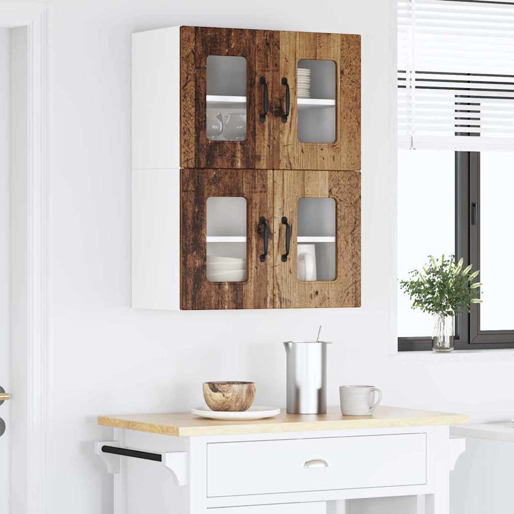 Oppvaskmaskin-panel Kalmar 2 pcs Gammelt tre 60 x 31 x 40 cm