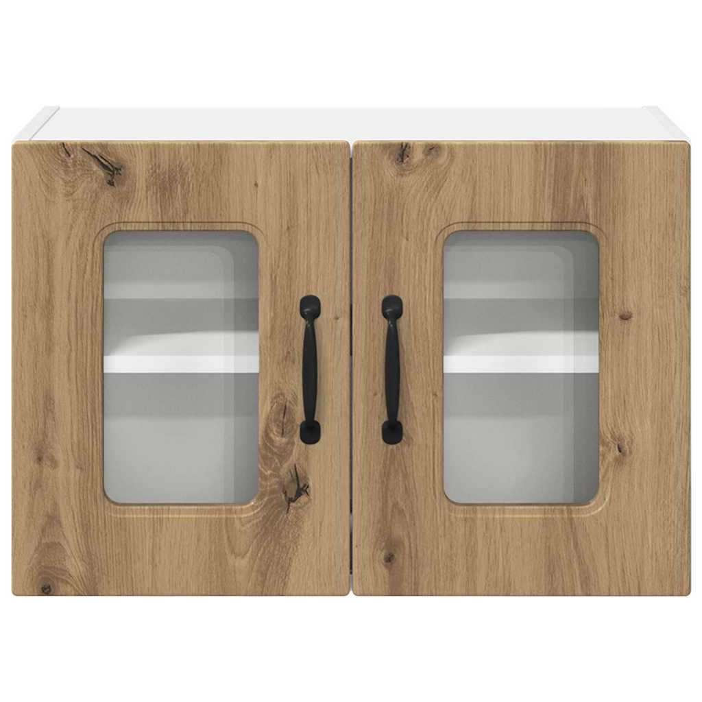 Kjøkken veggskap med hylle 2 pcs Artisan Eik 60 x 31 x 40 cm