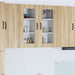 Oppvaskmaskin-panel Kalmar 2 pcs Sonoma eik 40 x 31 x 80 cm