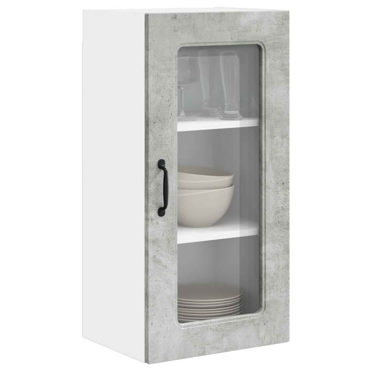 Oppvaskmaskin-panel Kalmar 2 pcs Betonggrå 40 x 31 x 80 cm