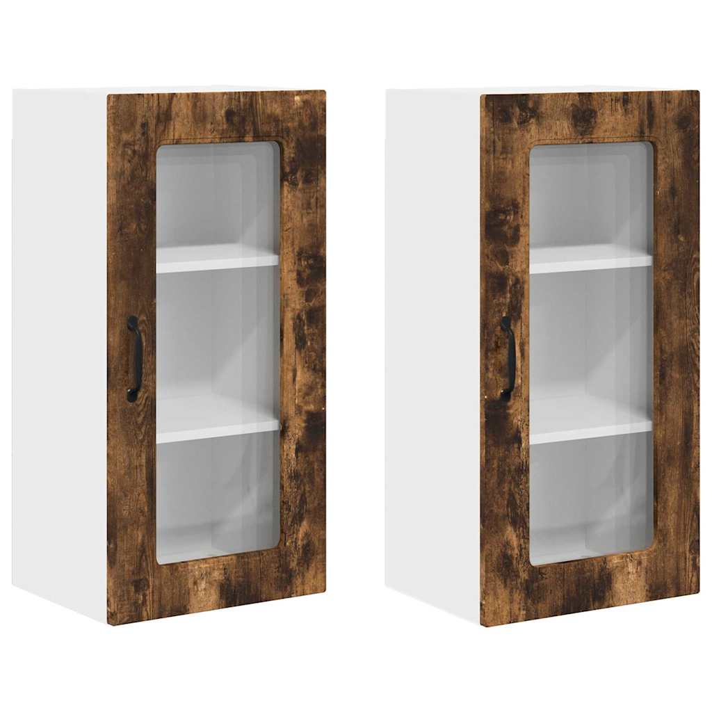 Oppvaskmaskin-panel Kalmar 2 pcs Røkt eik 40 x 31 x 80 cm