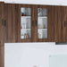 Oppvaskmaskin-panel Kalmar 2 pcs Brun Eik 40 x 31 x 80 cm