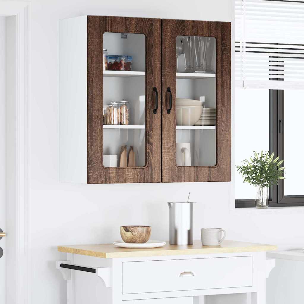 Oppvaskmaskin-panel Kalmar 2 pcs Brun Eik 40 x 31 x 80 cm