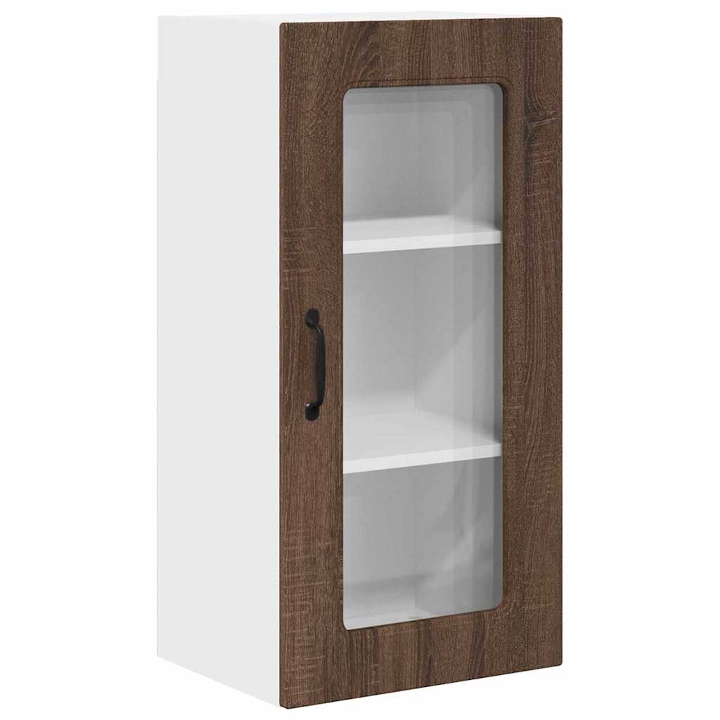 Oppvaskmaskin-panel Kalmar 2 pcs Brun Eik 40 x 31 x 80 cm