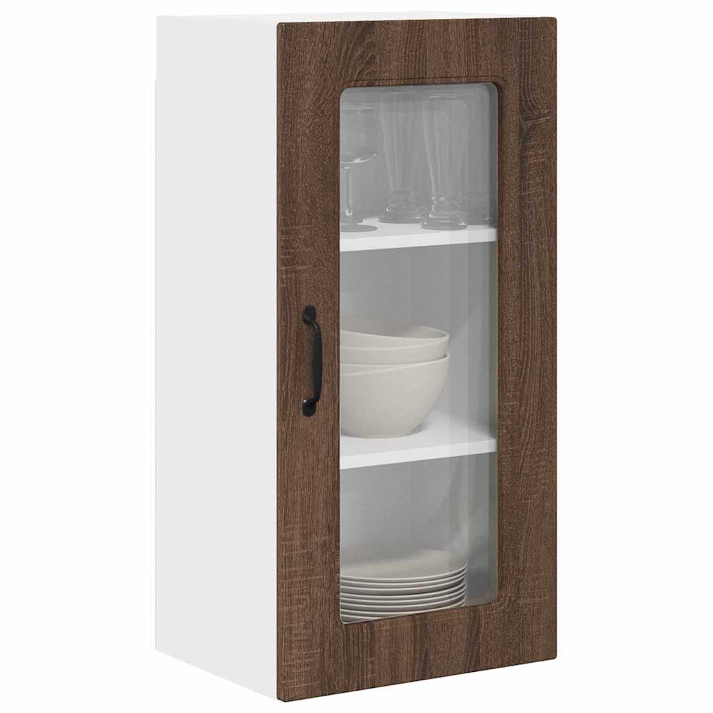 Oppvaskmaskin-panel Kalmar 2 pcs Brun Eik 40 x 31 x 80 cm