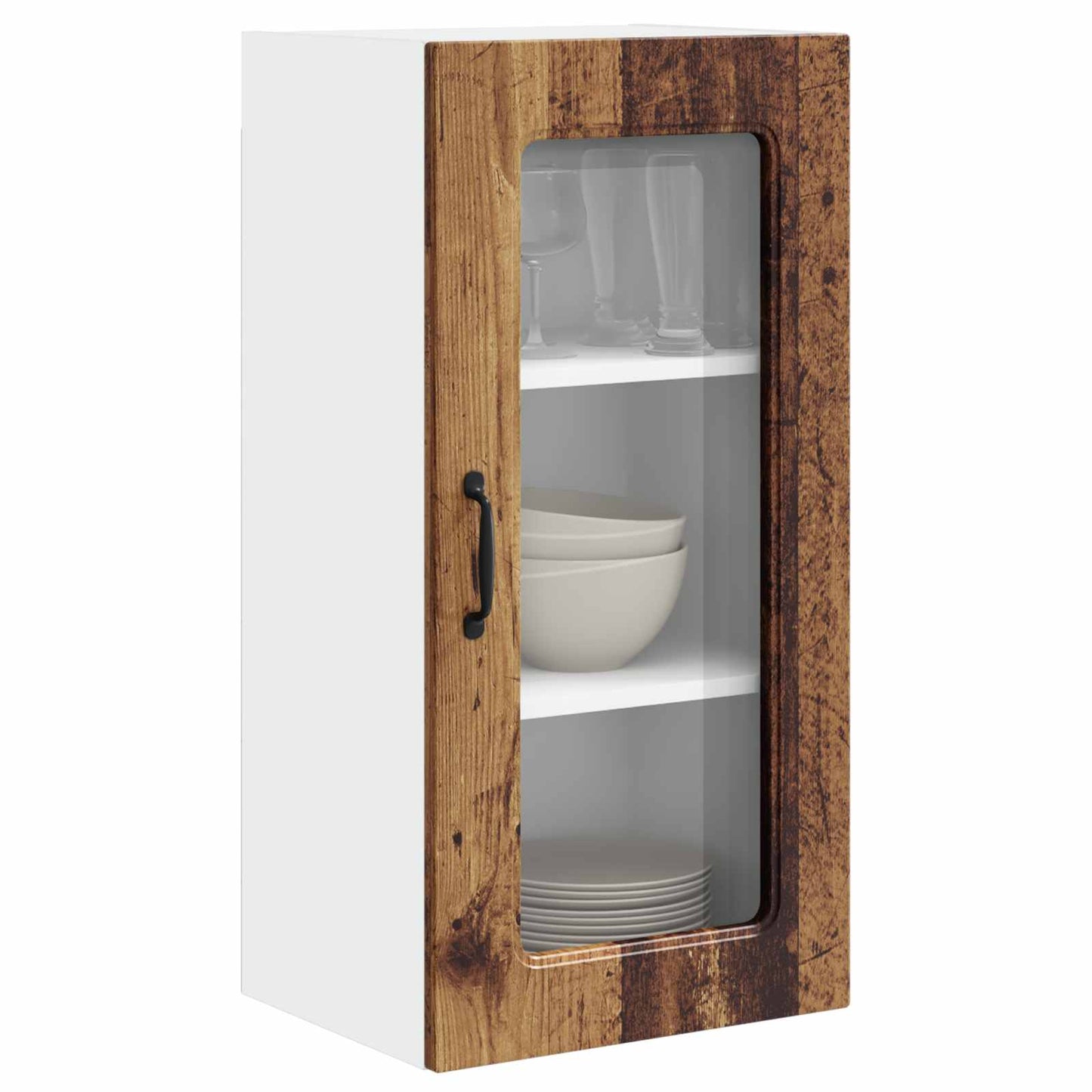 Oppvaskmaskin-panel Kalmar Gammelt tre 40 x 31 x 80 cm