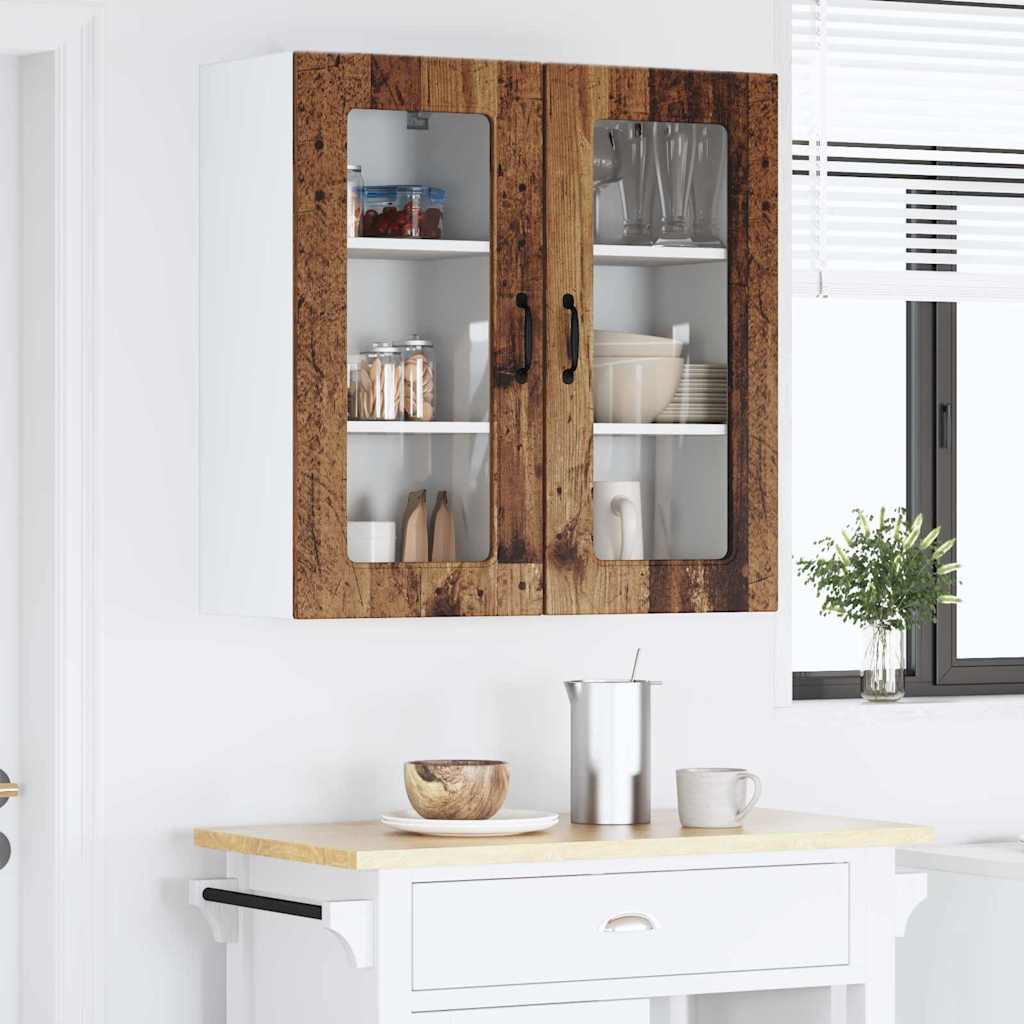 Oppvaskmaskin-panel Kalmar 2 pcs Gammelt tre 40 x 31 x 80 cm