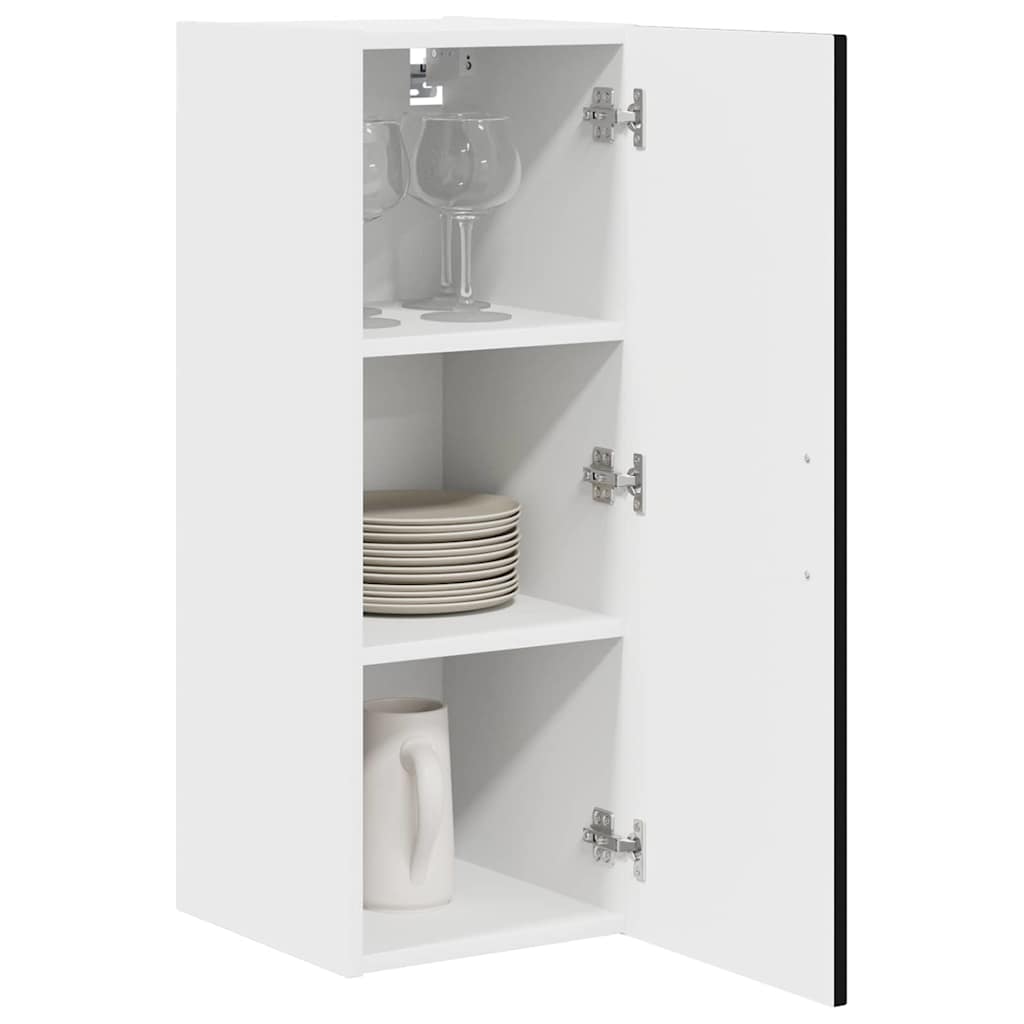 Oppvaskmaskin-panel Kalmar Svart 30 x 31 x 80 cm Konstruert tre