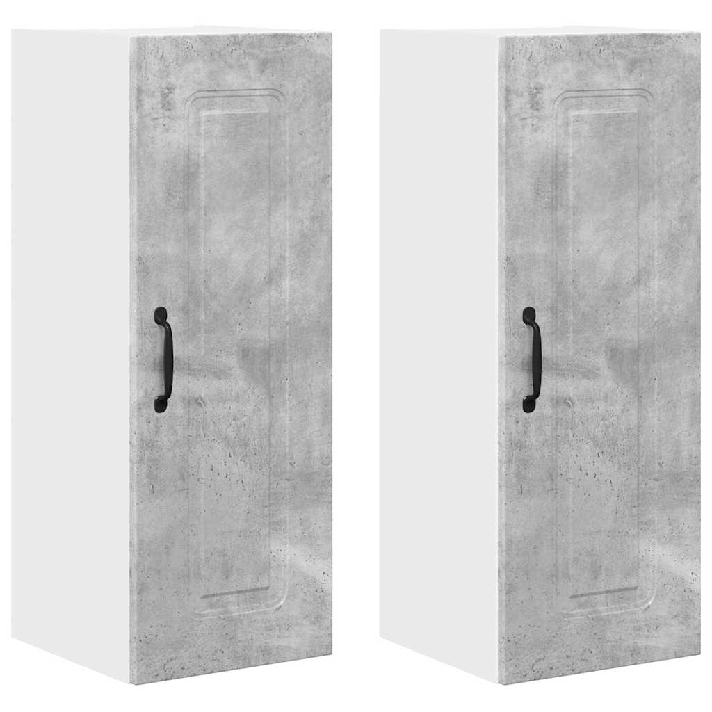 Oppvaskmaskin-panel Kalmar 2 pcs Betonggrå 30 x 31 x 80 cm