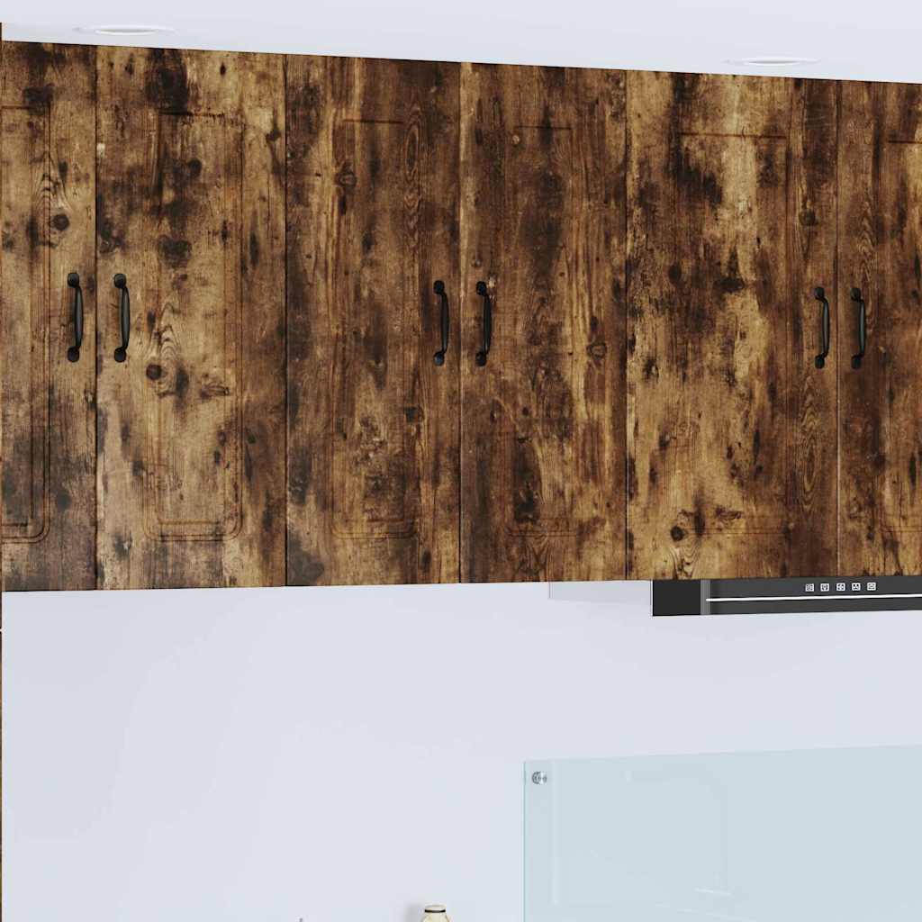 Kjøkken veggskap Røkt eik 30 x 31 x 80 cm Konstruert tre