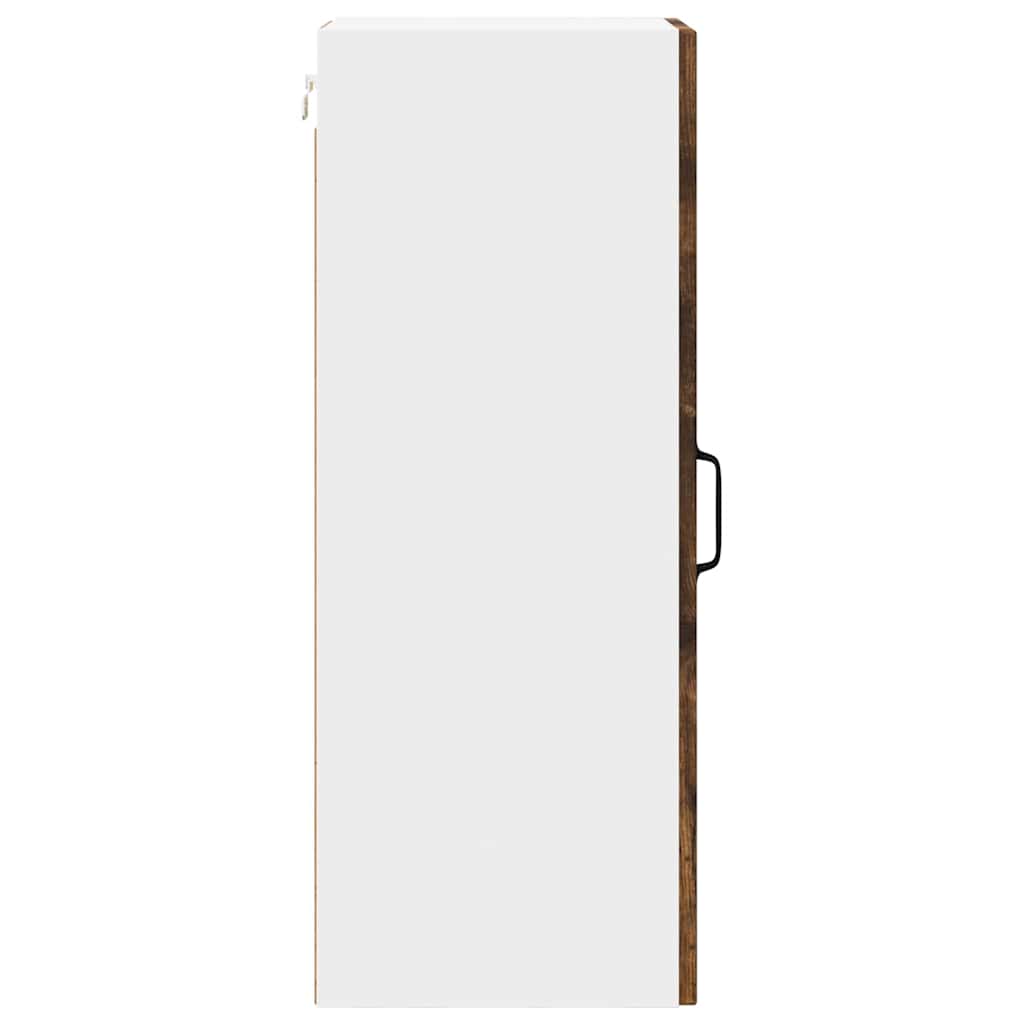 Kjøkken veggskap Røkt eik 30 x 31 x 80 cm Konstruert tre