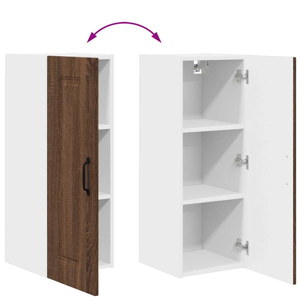 Oppvaskmaskin-panel Kalmar Brun Eik 30 x 31 x 80 cm