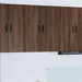Oppvaskmaskin-panel Kalmar 2 pcs Brun Eik 30 x 31 x 80 cm