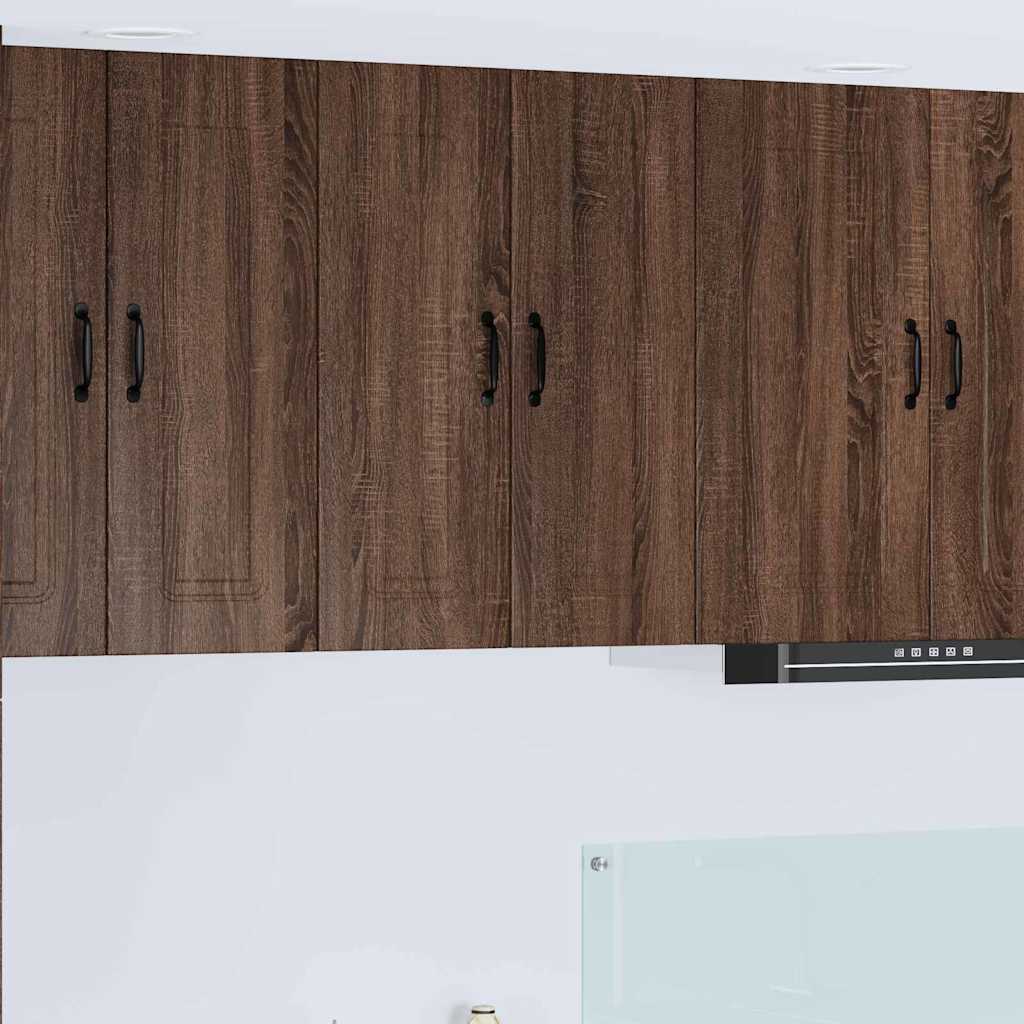 Oppvaskmaskin-panel Kalmar 2 pcs Brun Eik 30 x 31 x 80 cm
