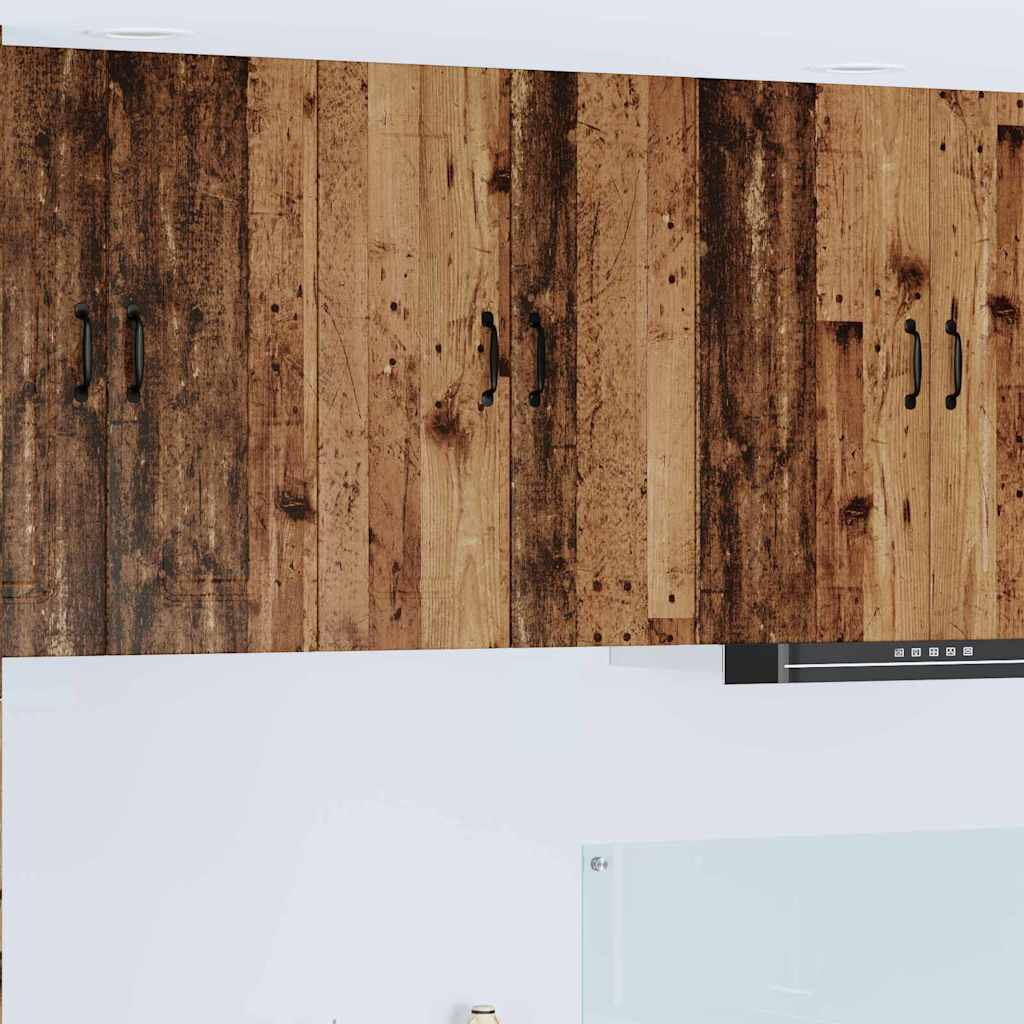 Oppvaskmaskin-panel Kalmar 2 pcs Gammelt tre 30 x 31 x 80 cm