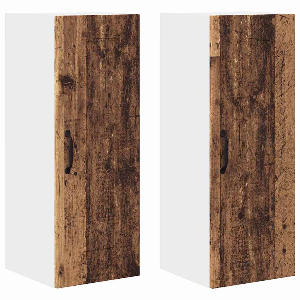 Oppvaskmaskin-panel Kalmar 2 pcs Gammelt tre 30 x 31 x 80 cm