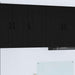 Oppvaskmaskin-panel Kalmar Svart 40 x 31 x 80 cm Konstruert tre